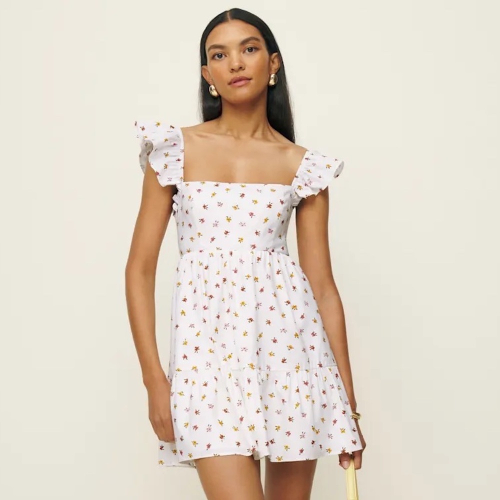 Reformation Jeune Dress in Layla Size 0 Like New